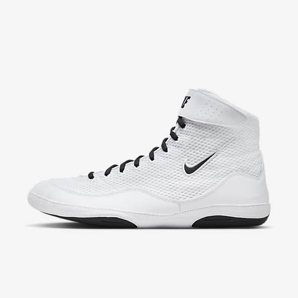 Blue nike wrestling shoes clearance